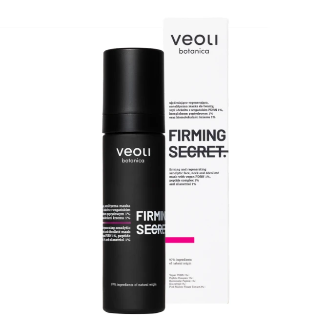 Veoli Botanica Firming Secret - ujędrniająco-regenerująca, senolityczna maska do twarzy, szyi i dekoltu - 50ml