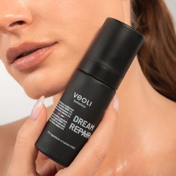 Veoli Botanica Dream Repair - regenerująco-wygładzający, senolityczny krem do twarzy na noc - 30ml