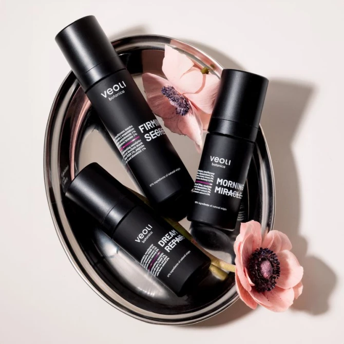 Veoli Botanica Morning Miracle - rozświetlająco-liftingujący, senolityczny krem do twarzy na dzień - 30ml