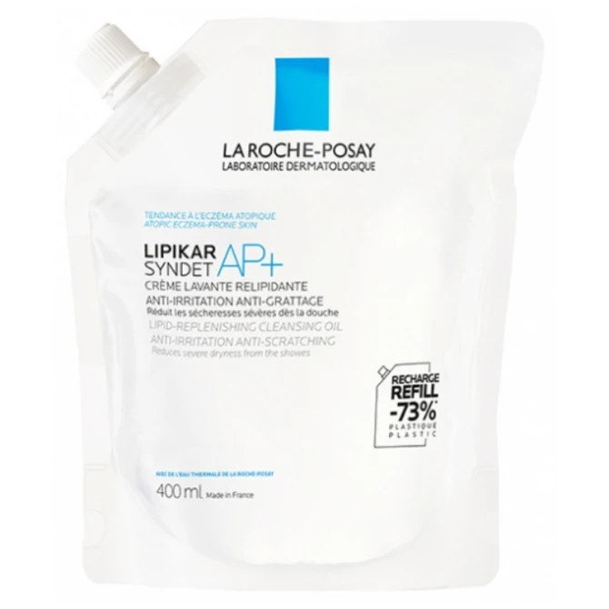 La Roche-Posay Lipikar Syndet AP+ Kremowy żel myjący refill - 400ml