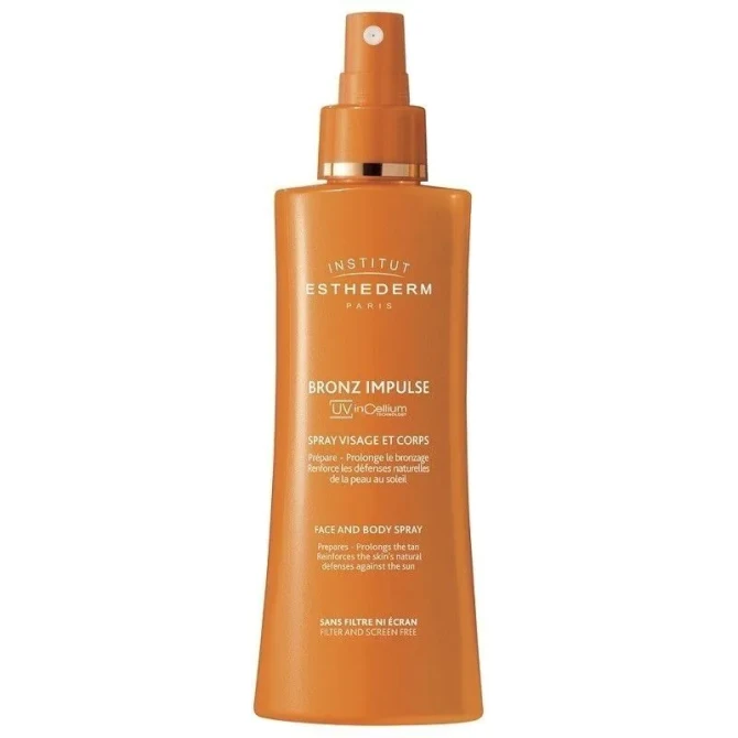 INSTITUT ESTHEDERM SUN CARE UV In Cellium Spray Bronzant, spray do twarzy i ciała przyspieszający opalanie