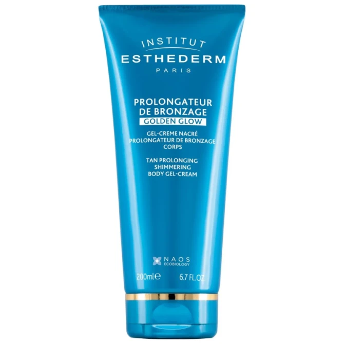 INSTITUT ESTHEDERM SUN CARE Tan Prolonging Shimmering Body Gel-Cream, rozświetlający żel-krem do ciała po opalaniu, przedłużający trwałość opalenizny