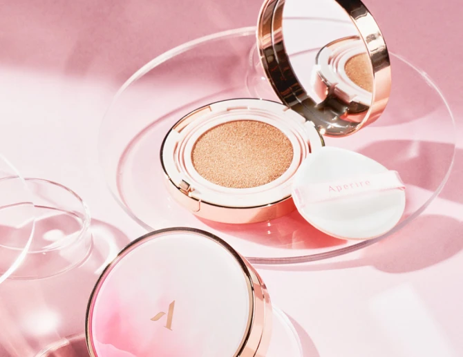 APERIRE Day Dream Cover Cushion 03 Tan Beige SPF50+/PA++++ - kryjący podkład cushion - 13g