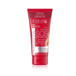 Eveline Cosmetics Extra Soft SOS intensywnie regenerujący krem-opatrunek do rąk 5% urea + lanolina 100ml