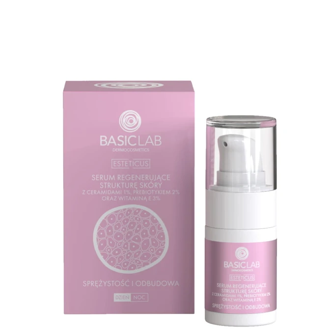 BasicLab ESTETICUS Serum Regenerujące Strukturę Skóry Z Ceramidami 1% - 30 ml