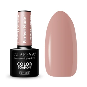 Claresa Color Soak Off UV/LED Perfect Nude lakier hybrydowy 1 5g