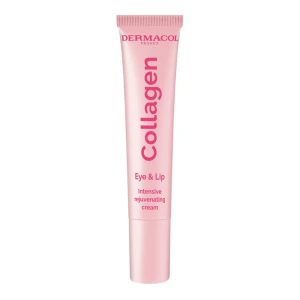 Dermacol Collagen Eye &amp; Lip intensywnie odmładzający krem pod oczy i do ust 15ml