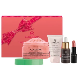 COLLISTAR SET (Mini Lipstic 102+Magic Drops +Regenera Cream + Firming BODY Scrub ) krem pielęgnacyjny 10 ml