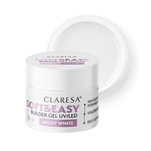 Claresa Soft&amp;Easy Builder Gel żel budujący Milky White 45g