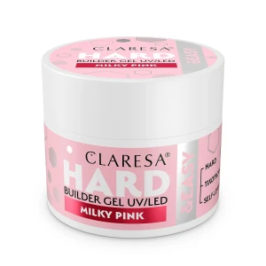 Claresa Hard&amp;Easy Builder Gel żel budujący Milky Pink 45g