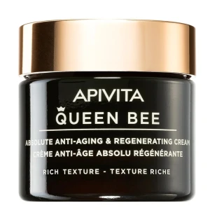 Apivita Queen Bee Absolute Anti-Aging &amp; Regenerating Cream Rich Texture krem przeciwzmarszczkowy o bogatej konsystencji 50ml