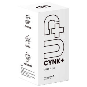 UP Health Pharma Cynk+ 15mg suplement diety 100 kapsułek