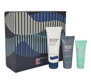 BIOTHERM SET (BASIC LINE CLEANSER 40ML + AQUAPOWER ADVANCED GEL 20ML + BASICS LINE AFTER SHAVE EMULSION 75ML)