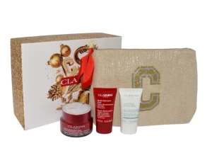 CLARINS SET (MULTI-INTENSIVE DAY CREAM + SUPER RESTORATIVE NIGT CREAM +  CRYO FLASH CREAM MASK 15ML)
