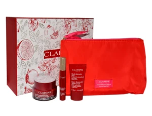 CLARINS SET (SUPER RESTORATIVE DAY CREAM 50ML + SUPER RESTORATIVE REMODELLING SERUM 10ML + SUPER RESTORATIVE NIGHT CREAM 15ML)