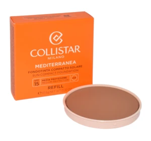 COLLISTAR Mediterranea SUN Compact Foundation Spf15 03 Capri Refill podkład do twarzy 10,5 g