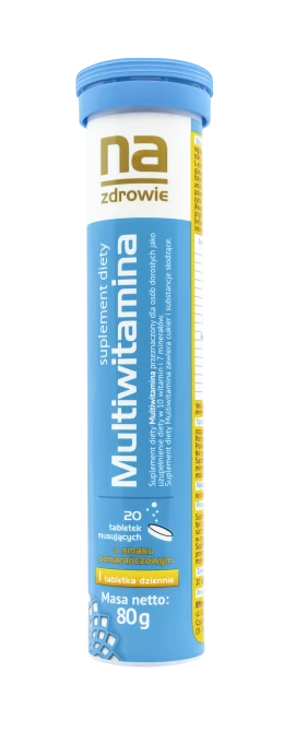 Multiwitamina "NA ZDROWIE" - 20 Tabletek Musujących