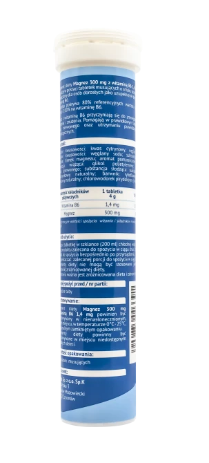 Magnez Z Witaminą B6 "NA ZDROWIE" - 20 Tabletek Musujących