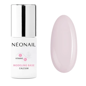 NeoNail Modeling Base Calcium baza hybrydowa Basic Pink 7.2ml
