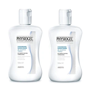 Physiogel Codzienne Nawilżanie żel do mycia twarzy do skóry suchej i wrażliwej 2x150ml