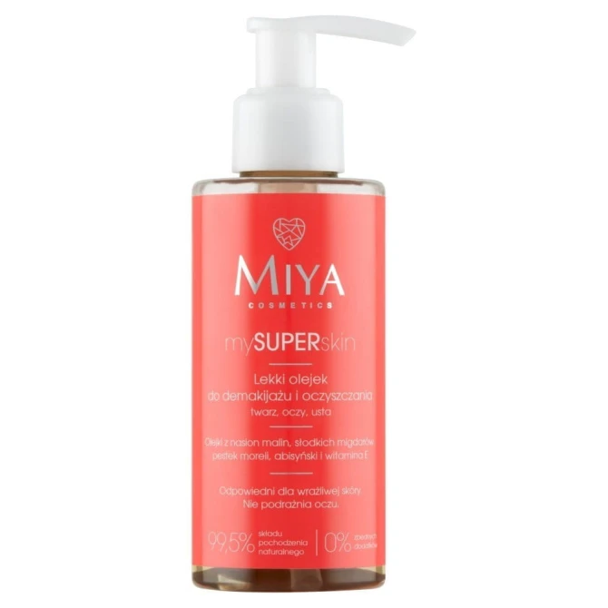 MIYA Cosmetics mySUPERskin Lekki Olejek Do Demakijażu I Oczyszczania twarzy/oczu/ust - 140ml (id: 2163)
