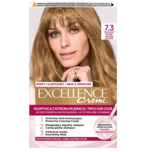 L'Oreal Paris Excellence Creme farba do włosów 7.3 Złocisty Blond