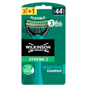Wilkinson Xtreme3 Comfort Sensitive jednorazowe maszynki do golenia dla mężczyzn 4szt