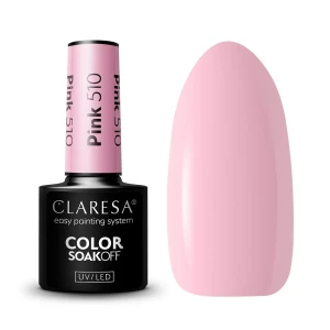 Claresa Soak Off UV/LED Pink lakier hybrydowy 510 5g