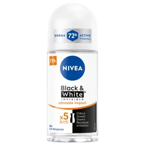 Nivea Black&White Invisible Ultimate Impact antyperspirant w kulce 50ml
