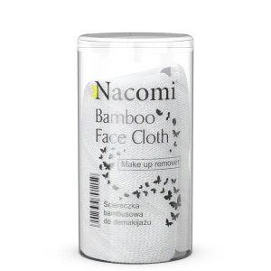 NACOMI Bamboo Face Cloth Make Up Remover ściereczka bambusowa do demakijażu	