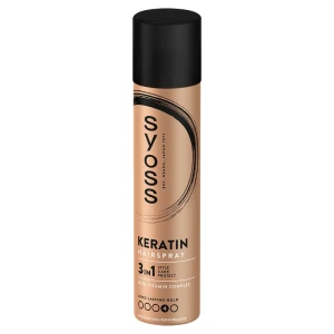 Syoss Keratin Hairspray lakier do włosów w sprayu Extra Strong 300ml