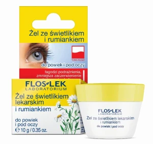 Floslek Żel ze świetlikiem lekarskim i rumiankiem do powiek i pod oczy 10g