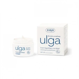 Ziaja Ulga krem łagodzący na dzień redukujący podrażnienia SPF20 ochrona średnia 50ml