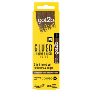 Got2B Glued 4 Brows &amp; Edges Tinted żel do stylizacji brwi Brown 16ml