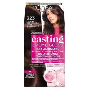 L'Oreal Paris Casting Creme Gloss farba do włosów 323 Ciemna Czekolada