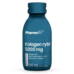Pharmovit Kolagen rybi 5000mg Supples &amp; Go suplement diety w płynie 100ml