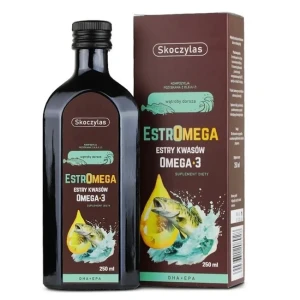 Skoczylas EstrOmega rybie kwasy omega 3 DHA i EPA suplement diety 250ml