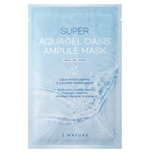 S.NATURE Super Aquagel Oasis Ampule Mask nawilżająca maska w płachcie 30ml