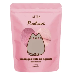 Pusheen Bath Fizzers musujące kule do kąpieli Arbuz i Truskawka 6x50g