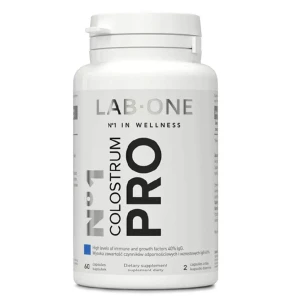 LAB ONE N°1 Colostrum Pro suplement diety wspierający odporność 60 kapsułek
