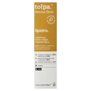 TOŁPA Dermo Face Lipidro Odżywczy Krem - Olejek Regenerujący Bogaty, Noc - 40 ml