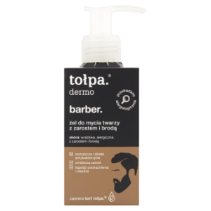 TOŁPA Dermo Barber Żel Do Mycia Twarzy Z Zarostem i Brodą 150 ml
