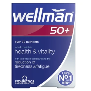 VITABIOTICS Wellman 50+ suplement diety dla mężczyzn po 50. roku życia - 30 tabletek