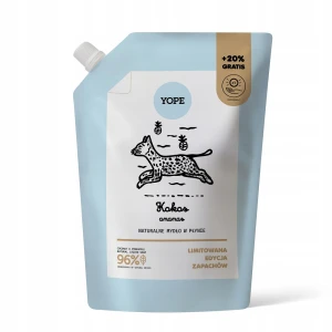 Yope Naturalne mydło w płynie refill Kokos &amp; Ananas 600ml