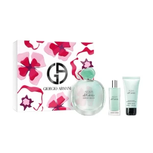 Giorgio Armani Acqua di Gio zestaw woda perfumowana spray 100ml + balsam do ciała 50ml + woda perfumowana spray 15ml