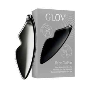 Glov Face Trainer nowoczesny masażer Gua Sha Black