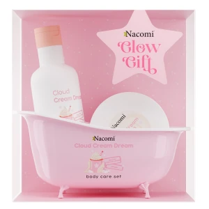Nacomi Cloud Cream Dream zestaw żel pod prysznic 300ml + kremowe masło do ciała 100ml