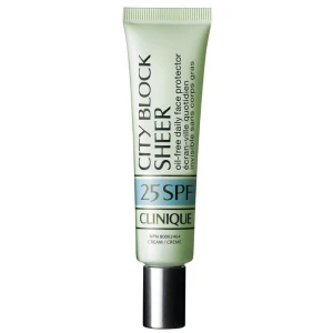 Clinique City Block™ Sheer Oil-Free Daily Face Protector Broad Spectrum SPF25 beztłuszczowy krem​​ z filtrem przeciwsłonecznym 40ml
