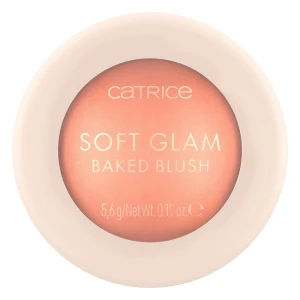 Catrice Soft Glam Baked Blush róż wypiekany rozświetlający 020 Peachy Breeze 5.6g