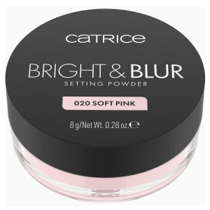 Catrice Bright &amp; Blur Setting Powder puder utrwalający 020 Soft Pink 8g